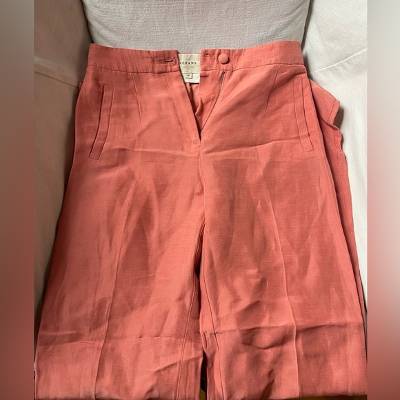 Sezane Coral Wide Leg Pants - Picture 3 of 5